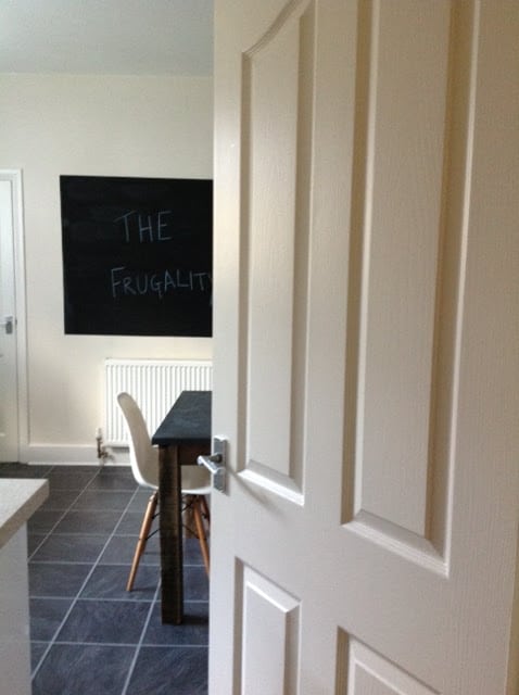 DIY Chalk Board - The Frugality
