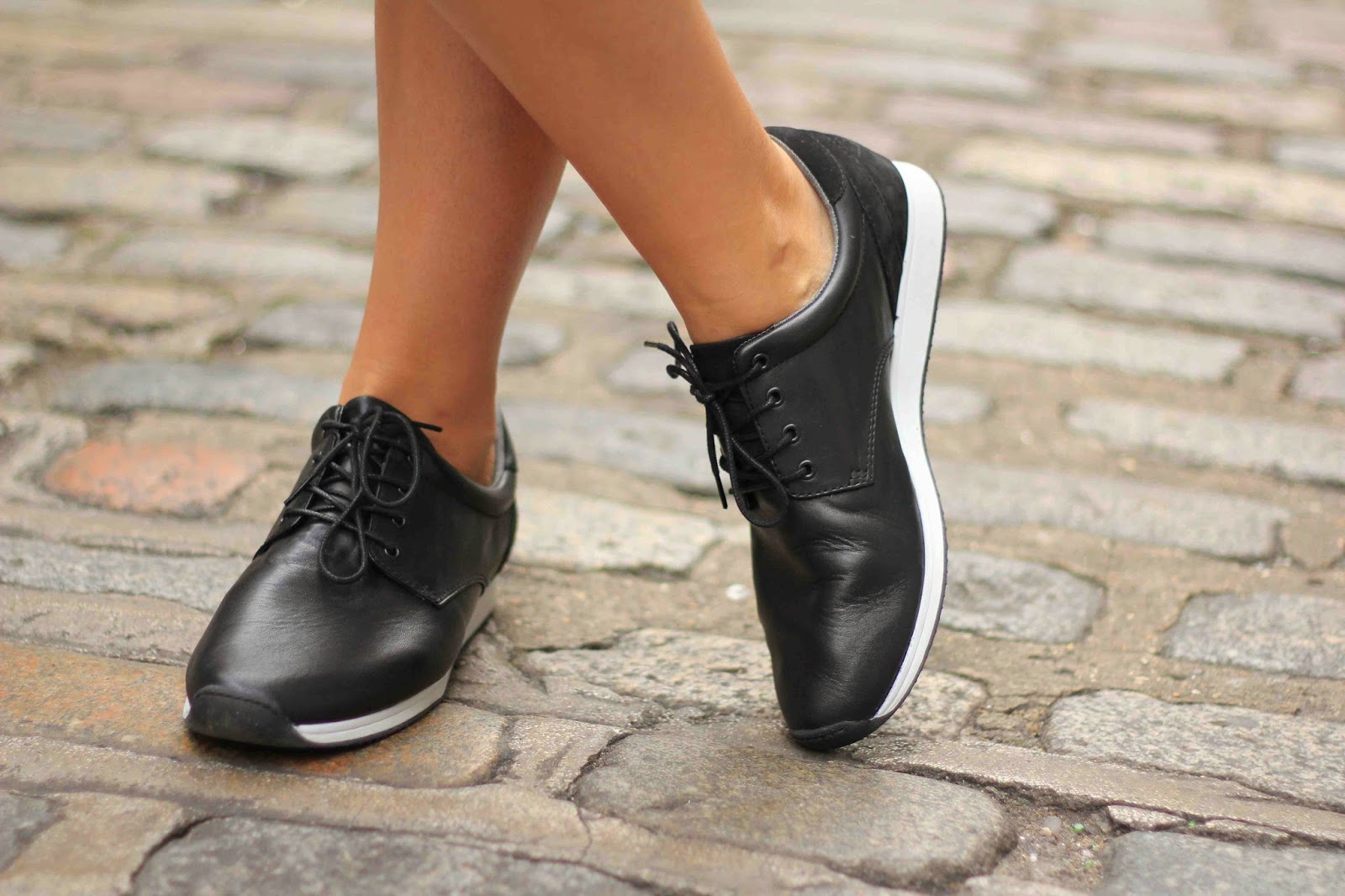Outfit Post: Leather and Trainers - The 