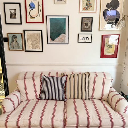 ALL THE STRIPED SOFA DETAILS